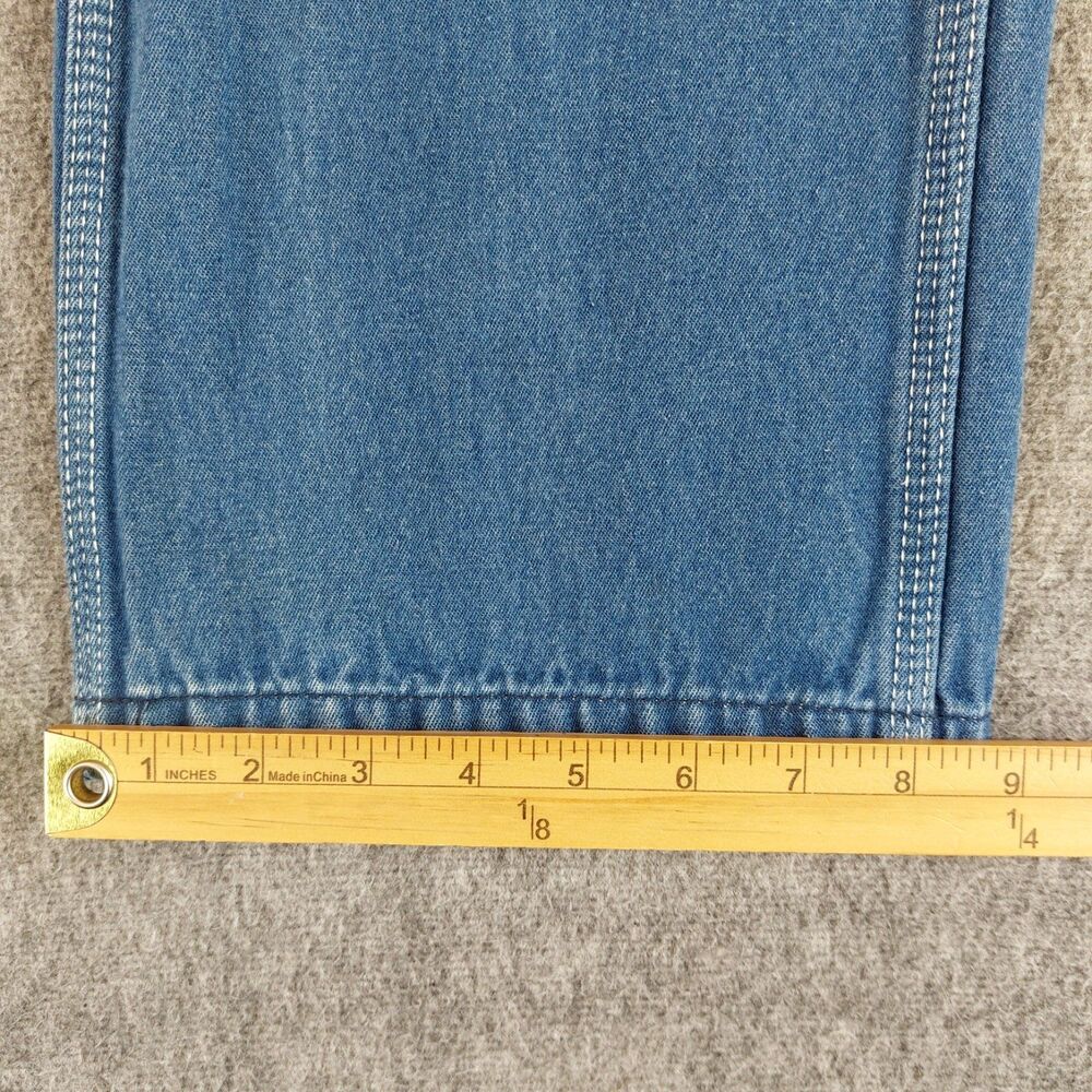 Liberty Denim Bib Overalls Youth Size 18R Blue Jean Farm Chores Fair 4-H Outdoor - Picture 6 of 8